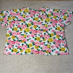 Women’s Laura Daniels Cotton Floral Top 3X